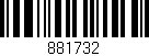 Código de barras (EAN, GTIN, SKU, ISBN): '881732'