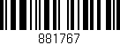 Código de barras (EAN, GTIN, SKU, ISBN): '881767'