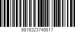 Código de barras (EAN, GTIN, SKU, ISBN): '8818323749917'