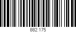 Código de barras (EAN, GTIN, SKU, ISBN): '882.175'