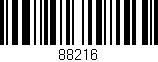 Código de barras (EAN, GTIN, SKU, ISBN): '88216'