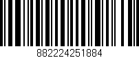 Código de barras (EAN, GTIN, SKU, ISBN): '882224251884'