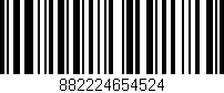 Código de barras (EAN, GTIN, SKU, ISBN): '882224654524'
