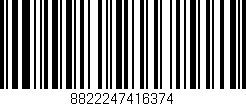 Código de barras (EAN, GTIN, SKU, ISBN): '8822247416374'