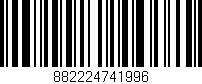Código de barras (EAN, GTIN, SKU, ISBN): '882224741996'
