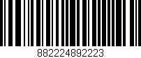 Código de barras (EAN, GTIN, SKU, ISBN): '882224892223'