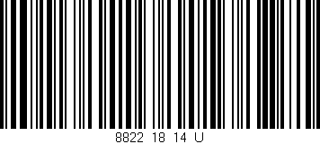 Código de barras (EAN, GTIN, SKU, ISBN): '8822_18_14_U'