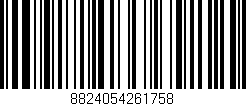 Código de barras (EAN, GTIN, SKU, ISBN): '8824054261758'