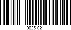 Código de barras (EAN, GTIN, SKU, ISBN): '8825-021'