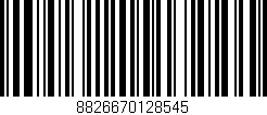 Código de barras (EAN, GTIN, SKU, ISBN): '8826670128545'