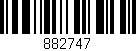 Código de barras (EAN, GTIN, SKU, ISBN): '882747'