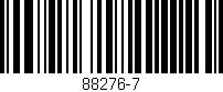 Código de barras (EAN, GTIN, SKU, ISBN): '88276-7'
