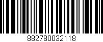 Código de barras (EAN, GTIN, SKU, ISBN): '882780032118'