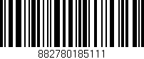 Código de barras (EAN, GTIN, SKU, ISBN): '882780185111'