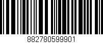 Código de barras (EAN, GTIN, SKU, ISBN): '882780599901'