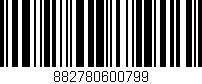Código de barras (EAN, GTIN, SKU, ISBN): '882780600799'