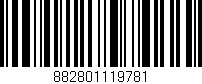 Código de barras (EAN, GTIN, SKU, ISBN): '882801119781'