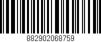 Código de barras (EAN, GTIN, SKU, ISBN): '882902068759'