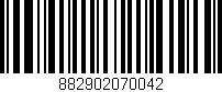 Código de barras (EAN, GTIN, SKU, ISBN): '882902070042'