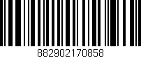 Código de barras (EAN, GTIN, SKU, ISBN): '882902170858'