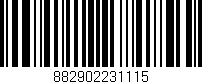 Código de barras (EAN, GTIN, SKU, ISBN): '882902231115'