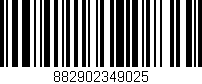 Código de barras (EAN, GTIN, SKU, ISBN): '882902349025'