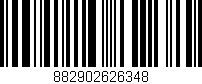 Código de barras (EAN, GTIN, SKU, ISBN): '882902626348'