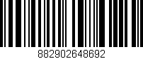 Código de barras (EAN, GTIN, SKU, ISBN): '882902648692'