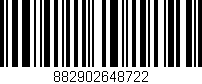 Código de barras (EAN, GTIN, SKU, ISBN): '882902648722'
