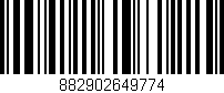 Código de barras (EAN, GTIN, SKU, ISBN): '882902649774'