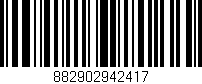 Código de barras (EAN, GTIN, SKU, ISBN): '882902942417'