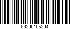 Código de barras (EAN, GTIN, SKU, ISBN): '88300105304'