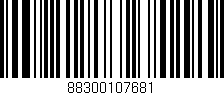 Código de barras (EAN, GTIN, SKU, ISBN): '88300107681'