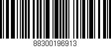 Código de barras (EAN, GTIN, SKU, ISBN): '88300196913'