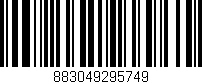 Código de barras (EAN, GTIN, SKU, ISBN): '883049295749'