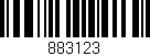 Código de barras (EAN, GTIN, SKU, ISBN): '883123'