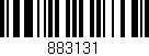 Código de barras (EAN, GTIN, SKU, ISBN): '883131'