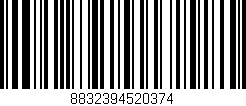 Código de barras (EAN, GTIN, SKU, ISBN): '8832394520374'