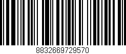 Código de barras (EAN, GTIN, SKU, ISBN): '8832669729570'
