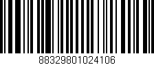 Código de barras (EAN, GTIN, SKU, ISBN): '88329801024106'