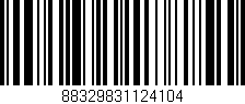 Código de barras (EAN, GTIN, SKU, ISBN): '88329831124104'