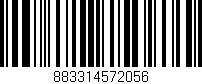 Código de barras (EAN, GTIN, SKU, ISBN): '883314572056'