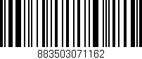 Código de barras (EAN, GTIN, SKU, ISBN): '883503071162'