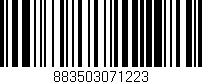 Código de barras (EAN, GTIN, SKU, ISBN): '883503071223'