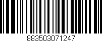 Código de barras (EAN, GTIN, SKU, ISBN): '883503071247'