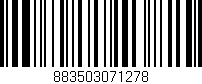 Código de barras (EAN, GTIN, SKU, ISBN): '883503071278'