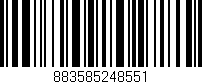 Código de barras (EAN, GTIN, SKU, ISBN): '883585248551'