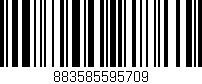 Código de barras (EAN, GTIN, SKU, ISBN): '883585595709'