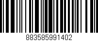 Código de barras (EAN, GTIN, SKU, ISBN): '883585991402'