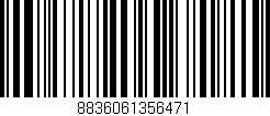 Código de barras (EAN, GTIN, SKU, ISBN): '8836061356471'